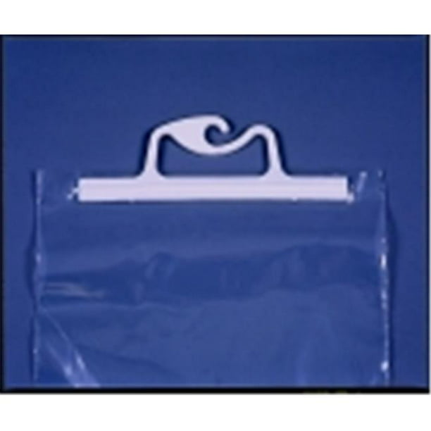 Clear Pack of 10 20 x 25 in 4 mil Polyethylene Monaco Hangup Portable Original Bag 